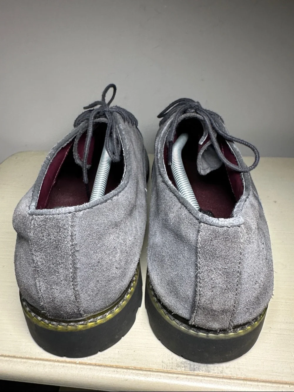 Timberland Naples trail Men's Charcoal Gray Suede Oxford Derby Shoes